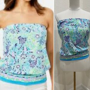 Small Lilly Pulitzer Adella Tube Top